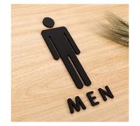 Men Women Toilet Signs Wc Signage Shopping Mall Office Buildings Door Plates Reminder Indicator Plaque Orientation Sign(Color-E)