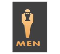 Men Women Toilet Signs Wc Signage Shopping Mall Office Buildings Door Plates Reminder Indicator Plaque Orientation Sign(Color-I)