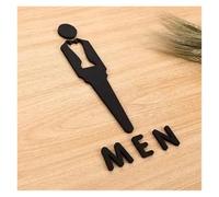 Men Women Toilet Signs Wc Signage Shopping Mall Office Buildings Door Plates Reminder Indicator Plaque Orientation Sign(Color-C)