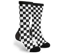 Men Women Trainer Socks Checkerboard Chess Board Walking Socks Classic Wicking Socks Vintage Casual Socks For Trekking Winte Running