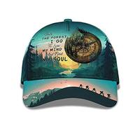 Men Women Trucker Hat Classic Snapback-Cap Casual Dad-Caps for Sport Hip Hop Running 3D Printed Hiking - Into The Woods I Go to Losemind and Find My Soul