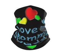 Men Women Tube Scarf I Love My Mommy And Daddy Neck Warmer Durable Neck Gaiter Microfiber Balaclava For Fishing Tennis Camping