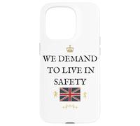MEN WOMEN UK PATRIOTIC BRITISH ENGLAND UNION JACK UK FLAG Case for iPhone 15 Pro