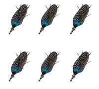 Men Women Vintage Peacock Feather Brooch Pins Wedding Suit Corsage Lapel Pin Brooch, 6pcs