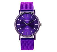 Men Wrist Watch End Quartz Watch Distinguished Glass Blue Women's Watch Ladies Watch Case (E, One Size)