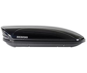 MENABO Dachbox Mania 320 glossy black universal roof case, aerodynamic