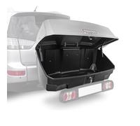 Ménabo Race 3 Clutch Carrier Bicycle Carrier 3 Wheels + Nekkar Luggage Box 300 Litres Silver