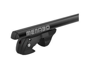 Menabo Shermon Black Raised Rail Roof Bars 1180mm (90kg Max.)