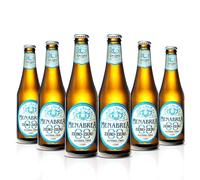 Menabrea Alcohol-Free Beer by Wise Bartender - Premium Alcohol-Free Lager with a Smooth, Full-Flavored Taste, Vegan & Low Sugar, No Alcohol Beer Perfect for Any Occasion (Pack of 6)