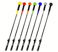 Menae Moon Golf Swing Trainer, Golf Grip Trainer & Golf Swing Trainer for Warm-up, Correction for Strength Grip Tempo for Indoor Practice Chipping Hitting Golf Accessories (Grey)