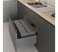 Menage Confort Bin with Lid for Drawer, Capacity 20/9 Litre