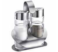 Menage Set Vienna Salt Pepper Glass 40ml Catering Restaurant Hotel Accessory New