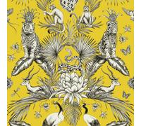 Menagerie Animal Luxe Wallpaper Yellow Belgravia 2001