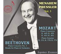 Menahem Pressler - Wolfgang Amadeus Mozart, Ludwig van Beethoven: Menahem Pressler, Vol. 3