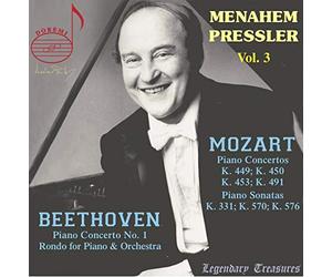 Menahem Pressler - Wolfgang Amadeus Mozart, Ludwig van Beethoven: Menahem Pressler, Vol. 3