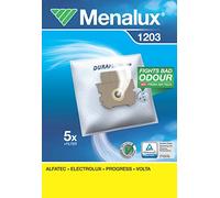 Menalux 1203 5X Vacuum Cleaner Bags with Duraflow for Progress Tornado and Volta