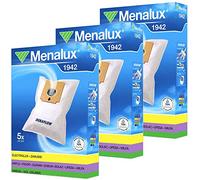 Menalux 1942 Duraflow Vacuum Cleaner Dust Bags (Pack of 15)