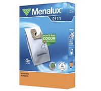 MENALUX 2111 - Synthetic Vacuum Cleaner Bags, Pack of 4, 3L Capacity, TÜV Tested, Compatible with Rowenta Compacteo RO1700-1799 & RO5200-5299, Moulinex MO1514-1535 & MO1521-1555