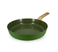 MENASTYL - Frying pan 28 cm Colorama olive - Aluminium - Ceramic non-stick coating - Suitable for all heat sources including induction