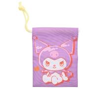 MENBLY Kuormi Drawstring Bags x3 Pack - Cute Collectible Set with 5 Designs - Small, Portable Storage for Accessories & Jewelry - Random Selection - Secure Drawstring Closure - Versatile Use Pouch