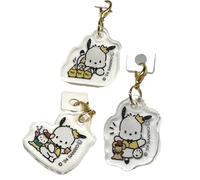 MENBLY Pocahco-Dog 35th Anniversary Acrylic Charm 3 Pack - Collectible Mini Charms for Bags & Keychains - Cute & Lightweight Commemorative Charm Set - Variety of 8 Surprise Designs for Fans