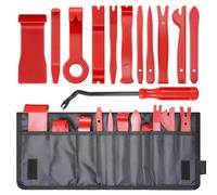 Menbyci 12 Pack Car Trim Removal Tool Kit with Canvas Bag, Panel Door Window Audio Pry Tool Kit, Auto Clip Pliers Fastener Terminal Remover, Push Pin Puller, Dashboards, Car Upholstery Repair Tools