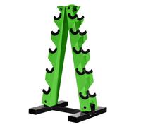 MENCIRO A-Frame Dumbbell Stand - 5 Levels Steel Weight Rack for Dumbbells - Ideal for Home Gyms