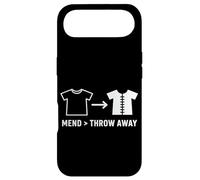 Mend Throw Away Visible Mending Slow Fashion Repair Sewing Case for iPhone Air