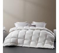 MENDALE Duvet Insert - Duck Feather and Down Duvet -Cosy Quilt for Summer, Autumn & Winter, Extra Warm, Thick & Cosy Winter Quilt for Cold Nights 155*220 cm