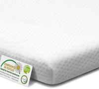 MENDALE Topper Single Long Bed, 90 x 200 cm Gel Mattress Topper, Two Hardness 6 cm High Cold Foam & Comfortable Gel Memory Foam, Removable Cover, Oeko-TEX®, Certipur-US Certified