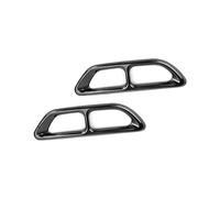 MenDaOLv Exhaust Pipe Tip Covers Trims For Accord 10th Generation 2018-2020 Accessory Car Tail Muffler Exhaust Pipe Output Cover Car End Pipes Muffler.,A-Black