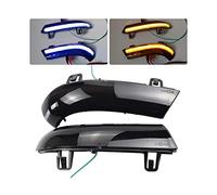 MenDaOLv Wing Mirror Indicator for VW Passat B5.5 -Typ 3BG 2001-2005 Dynamic Turn Signal Lights,Flowing Sequential Indicator.,B-Blue yellow