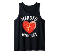 Mended with Love Japanese Pottery Kintsugi Art Tank Top