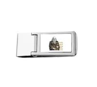 Mendeleev Checal Element Russia Slim Money Clip Stainless Holder Pocket Wallet