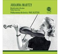 メンデルスゾーン : ヴァイオリン協奏曲 | ブラームス : ヴァイオリン協奏曲 (Mendelssohn & Brahms : Violin Concertos / Johanna Martzy | Philharmonia Orchestra | Paul Kletzki) [CD] [国内プレス] [日本語帯・解説付]