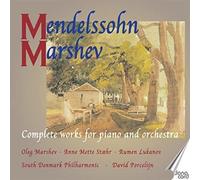 MENDELSSOHN/OLEG MARSHEV: COMPLETE WORKS FOR PIANO & ORCHESTRA - CD