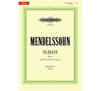 Mendelssohn: Elijah Op. 70 (Urtext) Vocal Score (English Version) (EP11346)