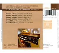 MENDELSSOHN:HISTORICAL ORGANS VOL 4 NEW CD