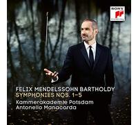 MENDELSSOHN / MANACO - MENDELSSOHN BARTHOLDY SYMPHONIES 1-5 - CD - K3z