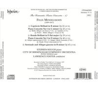 MENDELSSOHN: PIANO CONCERTI NOS. 1 & 2; CAPRICCIO BRILLANT; RONDO BRILLANT NEW C