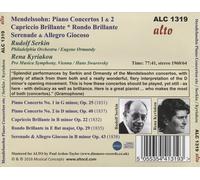 MENDELSSOHN:PIANO CTOS NOS 1 & 2/CAPR NEW CD