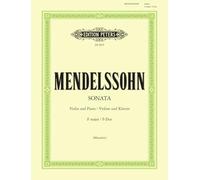 Mendelssohn: Sonata in F (Violin and Piano) (EP6075) (Edition Peters)