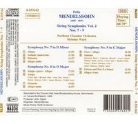 MENDELSSOHN: STRING SYMPHONIES VOL. 2, NOS. 7-9 NEW CD