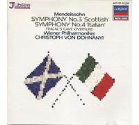 Symphonies 3 " Scottish " & 4 " Italian "