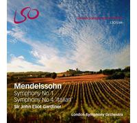 Mendelssohn:syms Nos 1 & 4 - Symphony Orch London Compact Disc