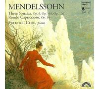 Mendelssohn: Three Sonatas,Rondo Capriccioso By Frederic Chiu ,Felix Mendelssohn (Composer) (1999-10-01)