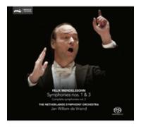 MENDELSSOHN/VRIEND/NETHERLANDS SYM ORCH: SYMS 1 & 3 - CD