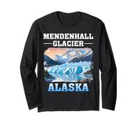 Mendenhall Glacier Alaska Outdoor Hiking Camping Long Sleeve T-Shirt