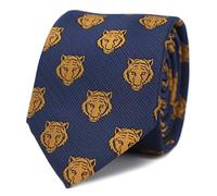 MENDEPOT Animal Tie Animal Head Pattern Necktie In Gift Box Gift Tie For Him, Tiger, Medium