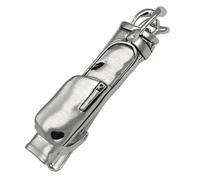 MENDEPOT Novelty Men Tie Bar Animal Tie Clip Sports Tie Accessory Men Wedding Birthday Gift, Silver, Medium